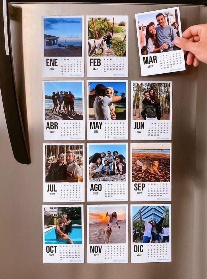 Calendrier magnétique personnalisé