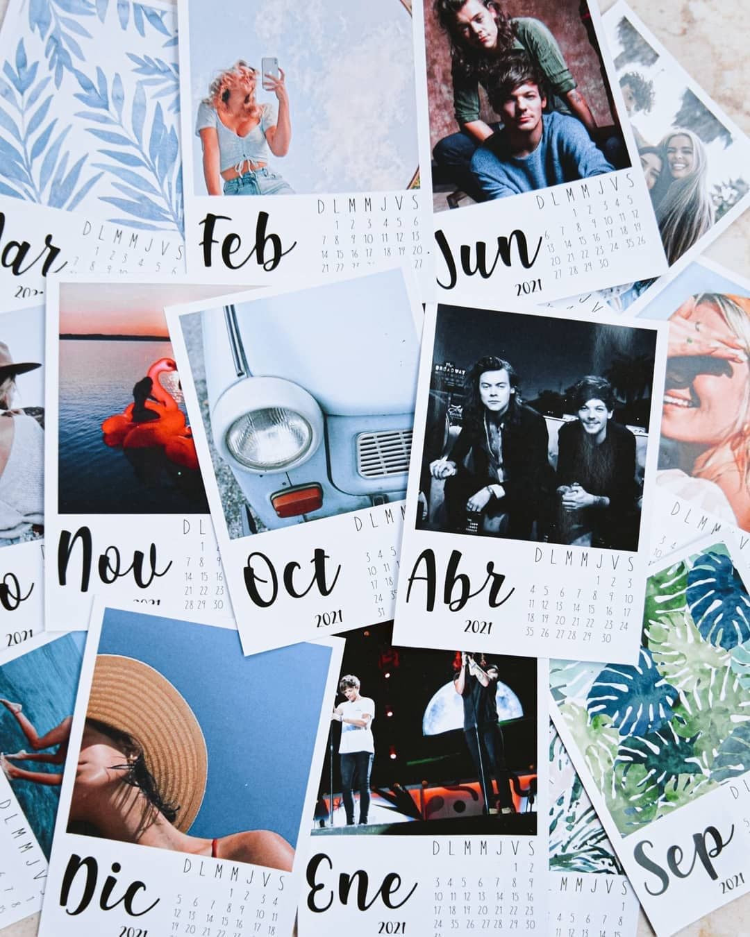 Calendrier magnétique personnalisé