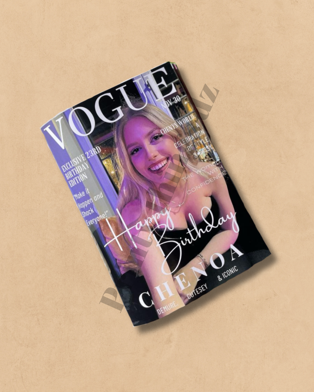 Birthday Vogue Magazine