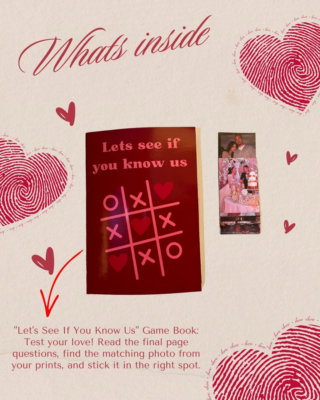 Box Valentine "NOTRE HISTOIRE D'AMOUR"