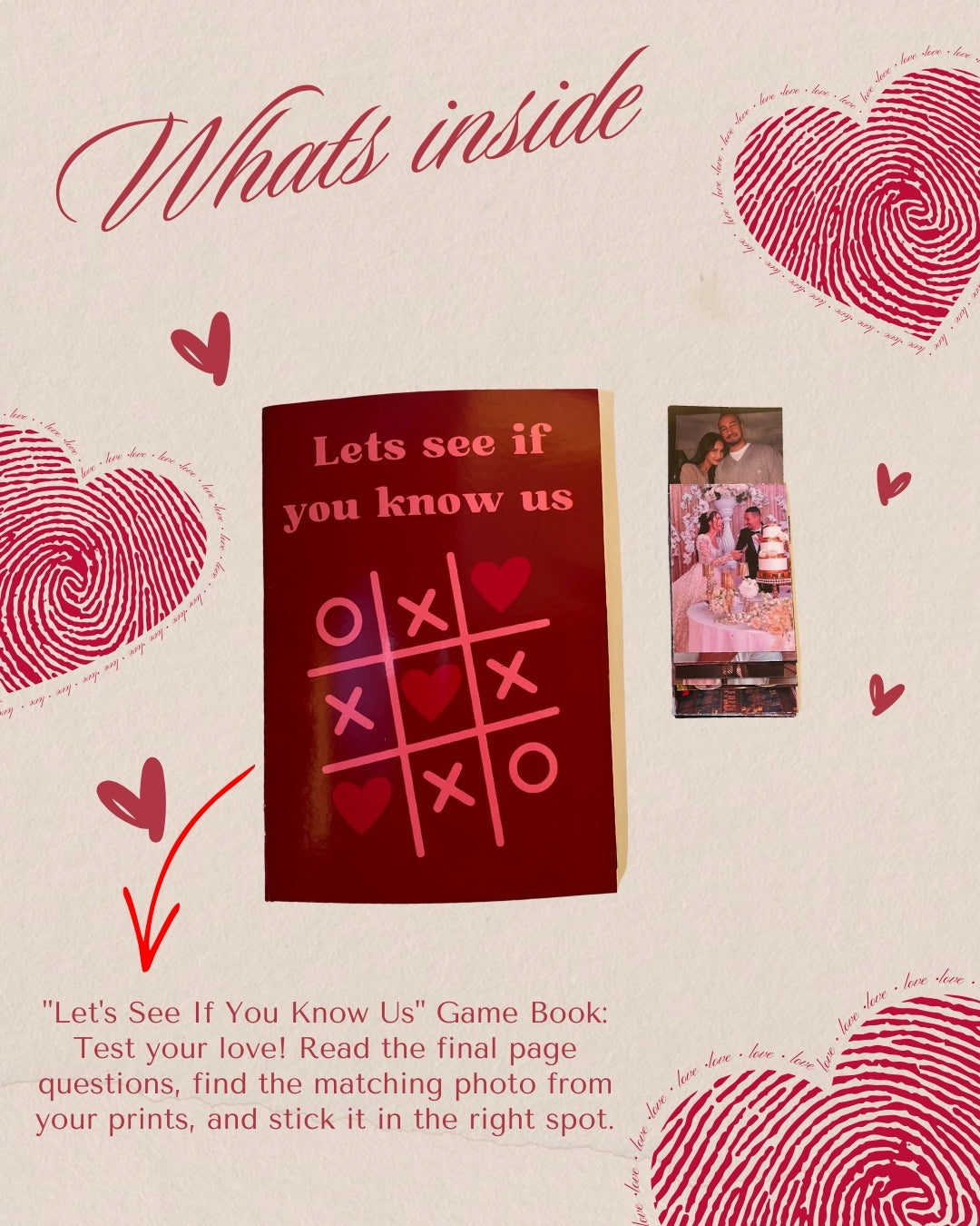 Box Valentine "NOTRE HISTOIRE D'AMOUR"