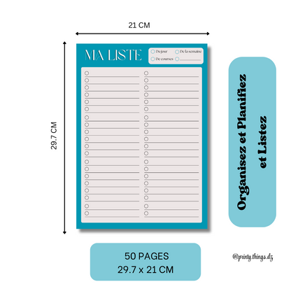 Pack MA SEMAINE ORGANISÉE