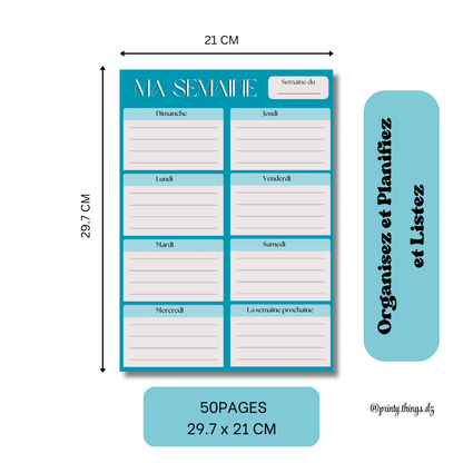 Pack MA SEMAINE ORGANISÉE