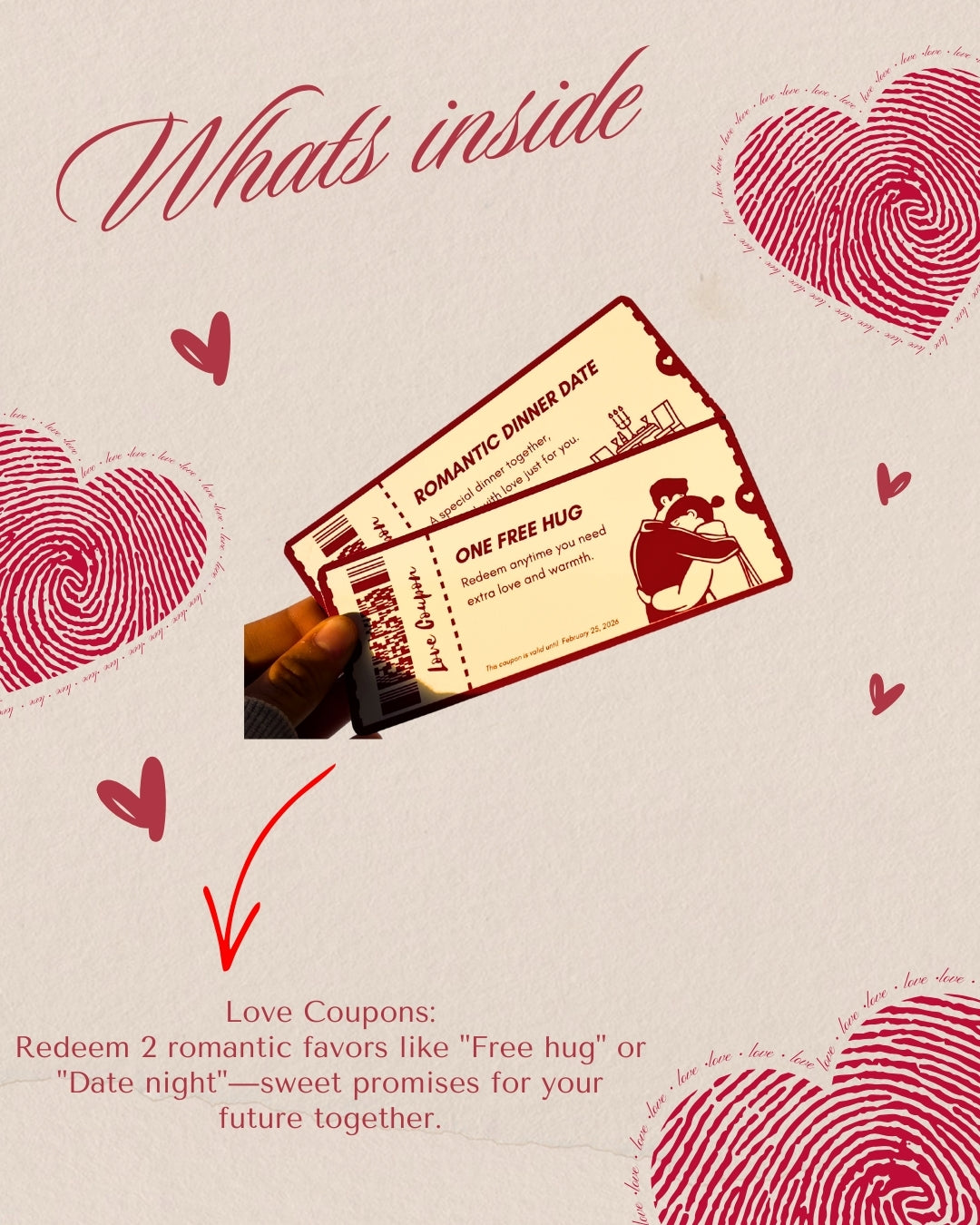 Box Valentine "NOTRE HISTOIRE D'AMOUR"