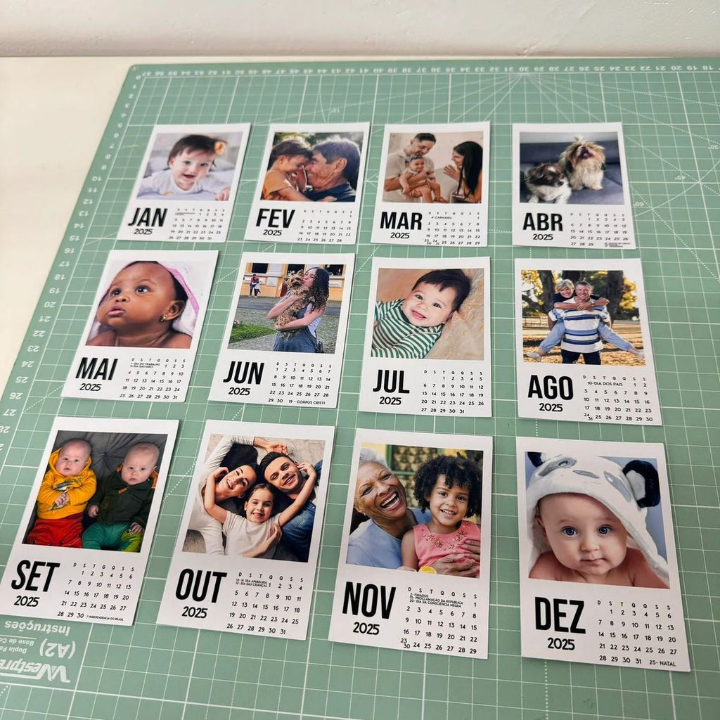 Calendrier magnétique personnalisé