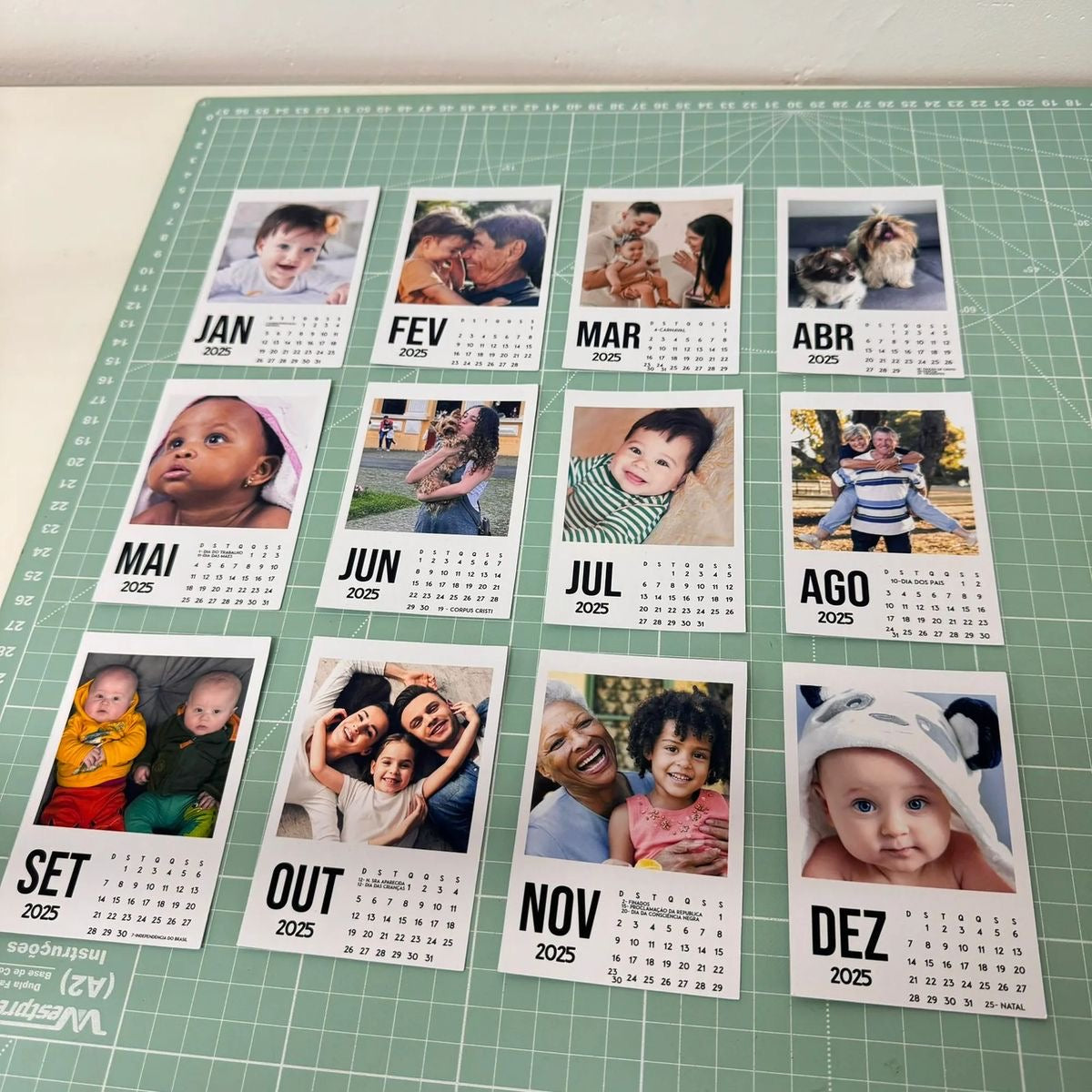 Calendrier magnétique personnalisé