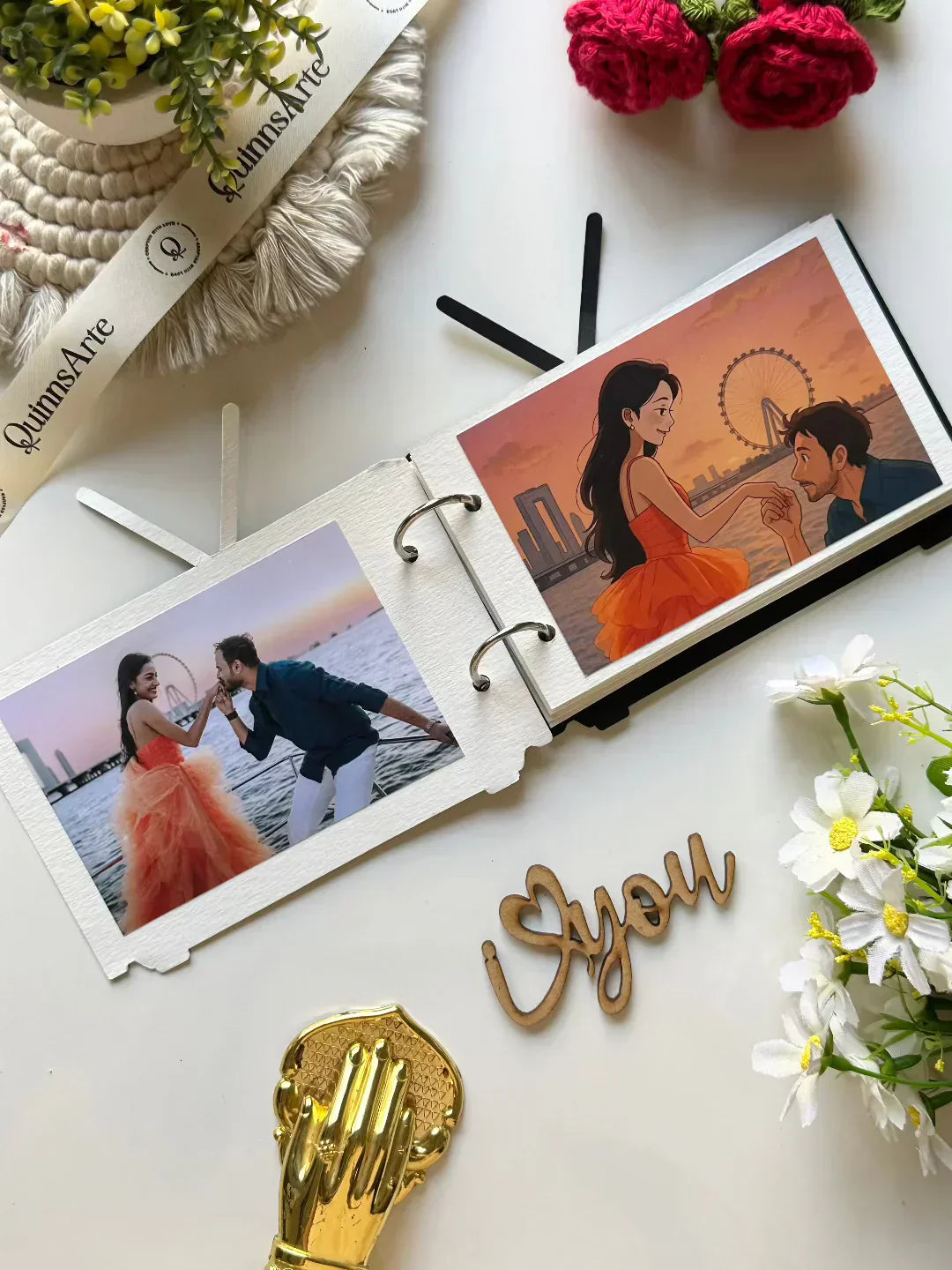 Animated photo book