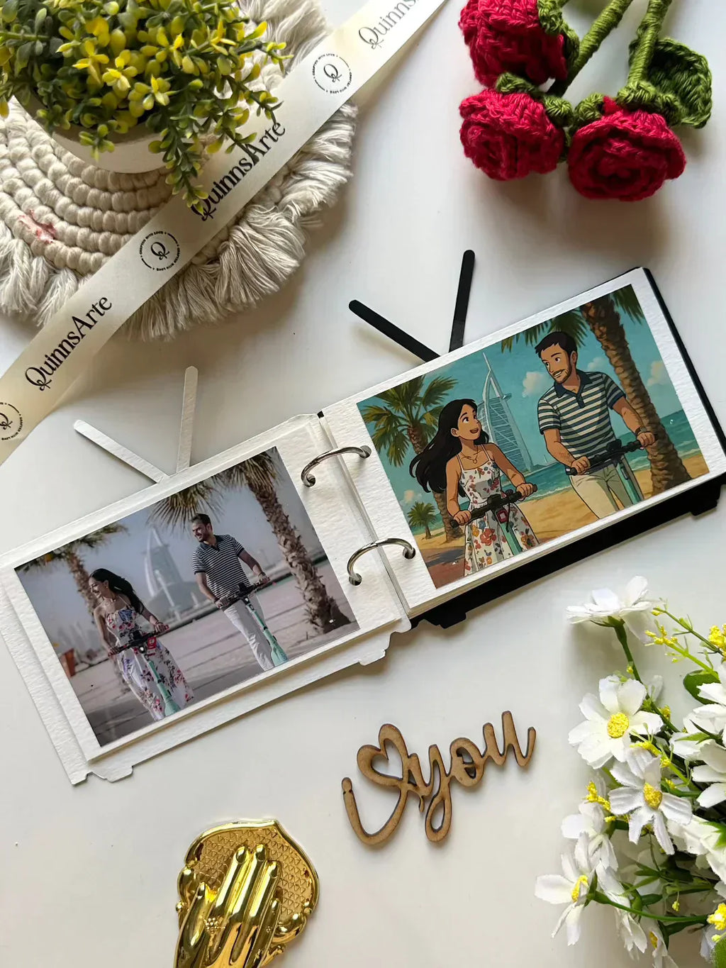 Animated photo book