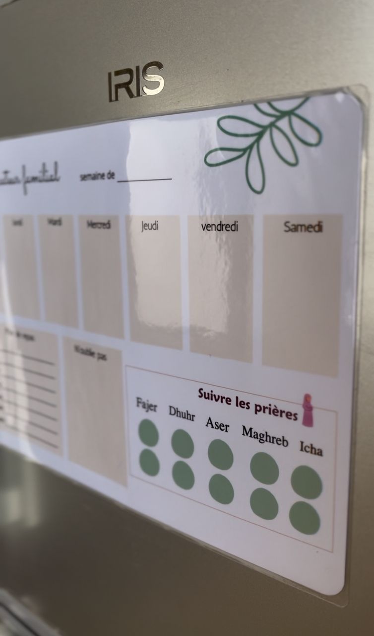 Meal Planner Magnétique
